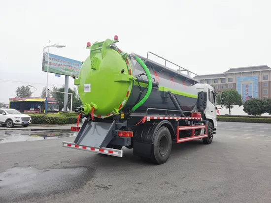 Robust Sewage Suction Truck for High-Pressure Waste Water Removal