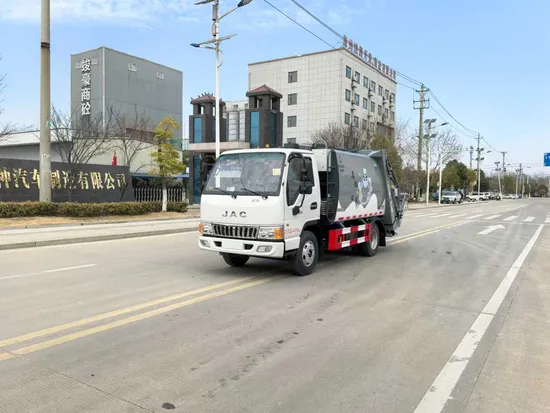 Heavy-Duty JAC 143HP Compactor Truck for Robust Garbage Compression Operations