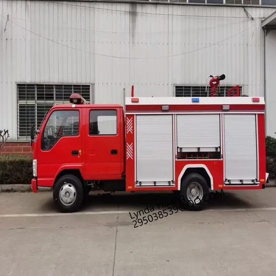 4X4 Durable Isuzuu Firefighting Response Truck for Sale in China