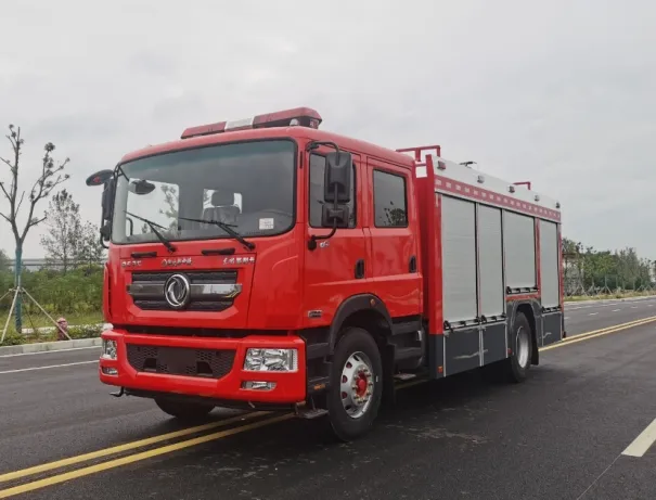 Advanced Fire Rescue Vehicle for Critical Situations and Safety