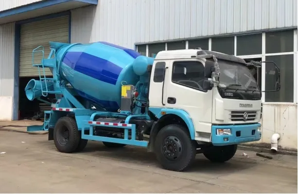 Small Concrete Mixer Trucks Mini Mobile Cement Mixing Car Price for Sale