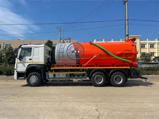 HOWO 13cbm 15cbm 18cbm Efficient Heavy-Duty Vacuum Sewer Sewage Vacuum Truck for Sale