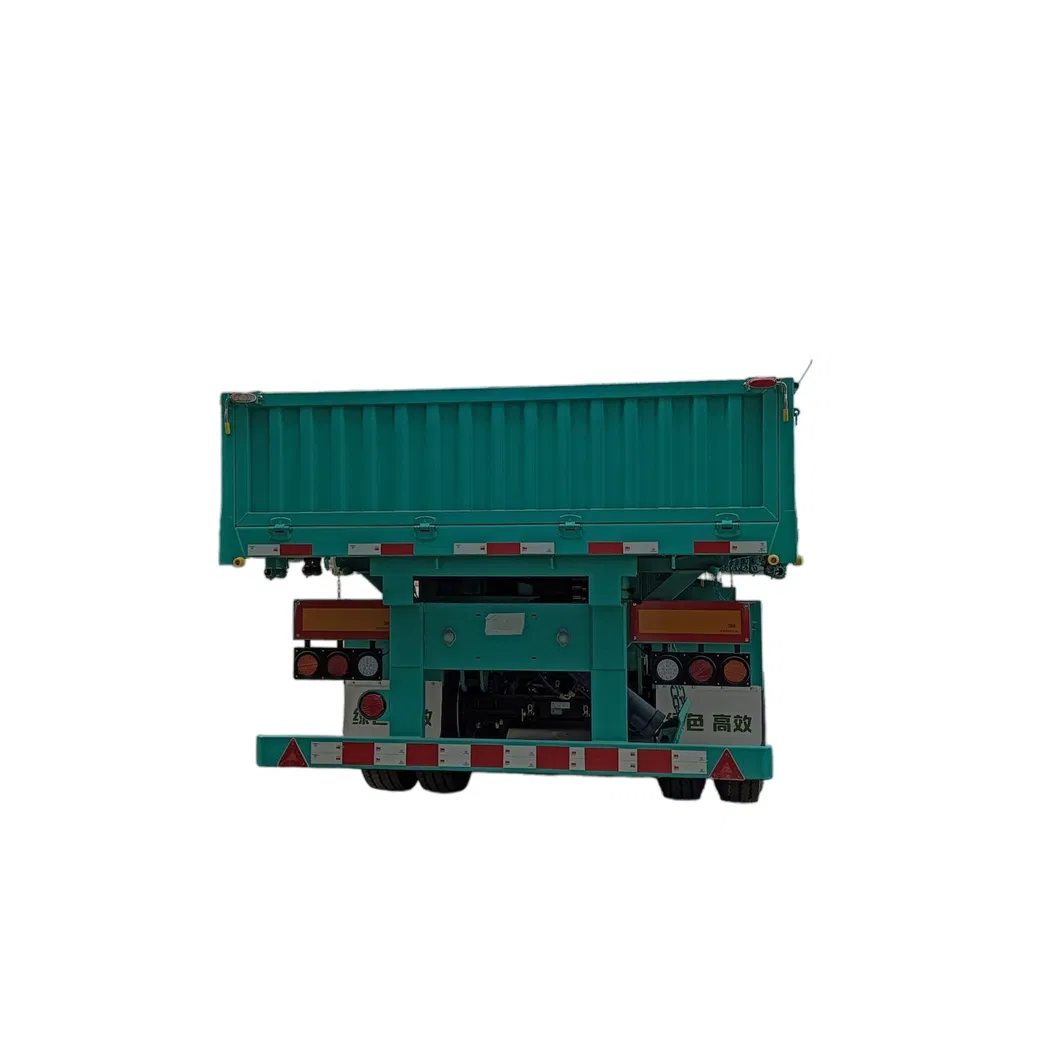 Heavy-Duty 3-Axle Semi Trailer for Efficient Cargo Transport
