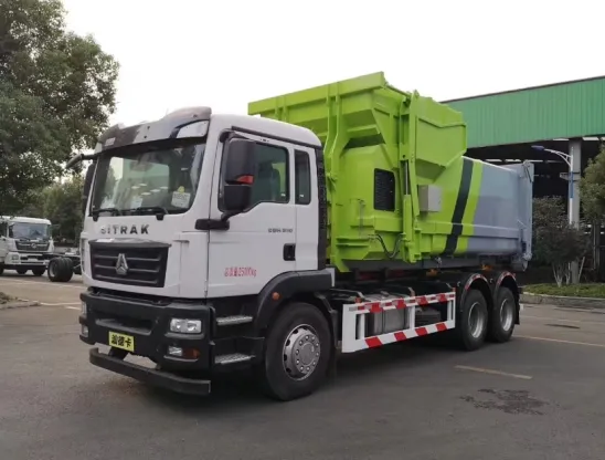 Hook Lift Durable Skip Garbage Vehicle