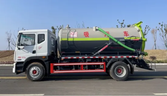 Efficient Zhongjie 13cbm Sewage Vacuum Tank Truck, High Quality Build
