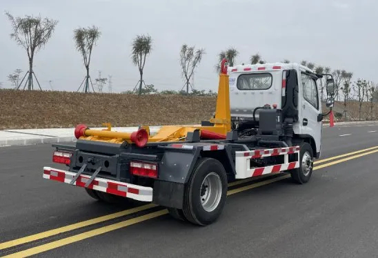 Versatile Heavy-Duty Garbage Vehicle with Robust Roll-off Skip Features