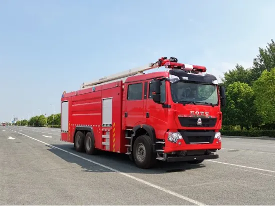 HOWO Automobile Large Water Tank Fire Truck for Campus Street Community Property Patrol and Rescue