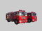 Dongfeng Double Row Fire Fighting Truck with Aluminum Alloy Water Tank