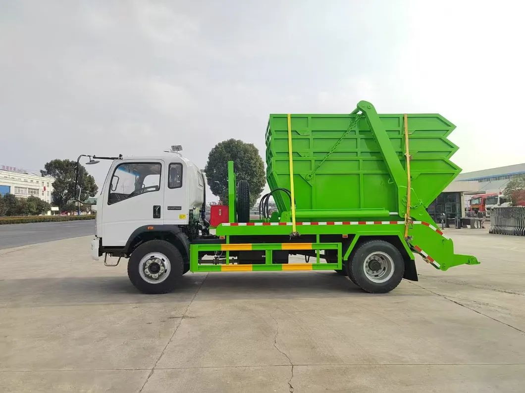 Advanced Sinotruk Swing Arm Garbage Truck for City Waste Disposal Solutions