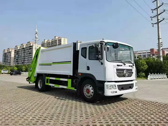 Heavy-Duty Dongfeng Waste Compactor Truck for Urban Cleanups