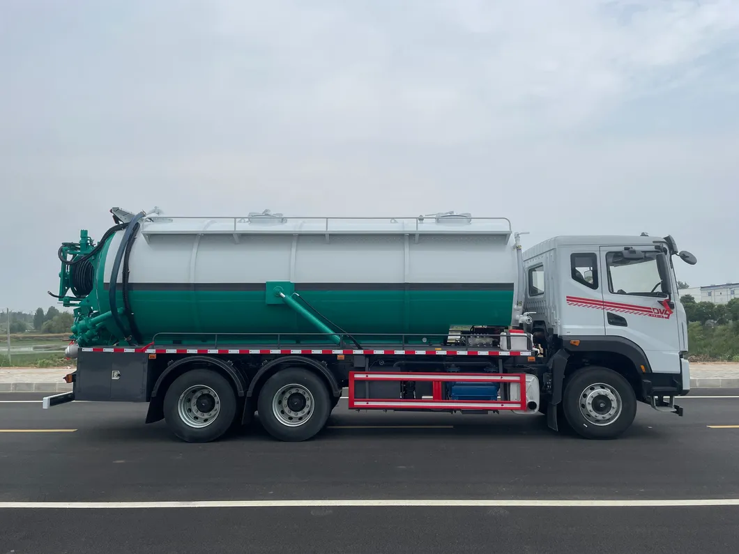 China Advanced Large Capacity Sewer Vacuum Truck for Sale