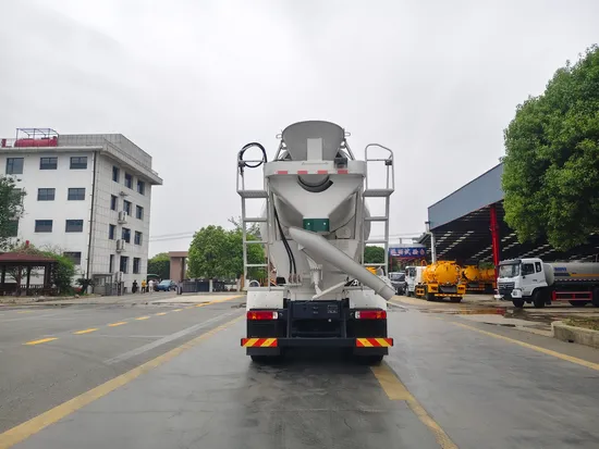 Durable Zhongjie Concrete Mixer Truck with Powerful Hydraulic Power System