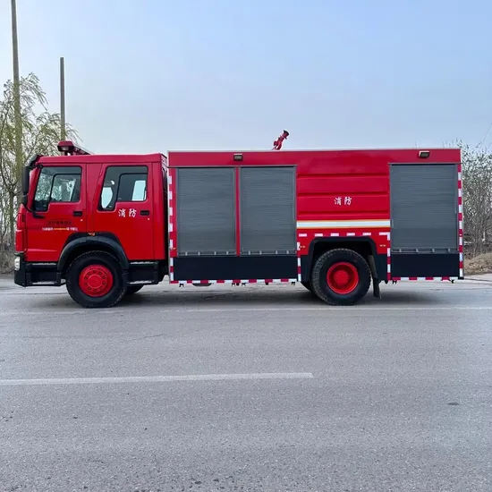 HOWO Emergency Rescue Fire Truck with Exceptional Water Capacity