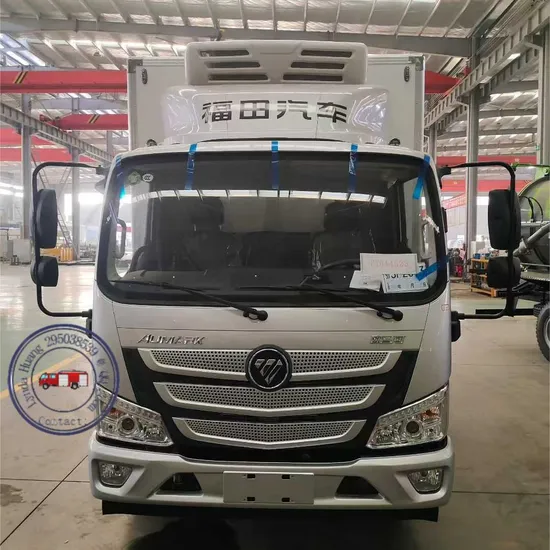 Foton Aumark 4× 2 Refrigerated Truck with Cooling Box for Fresh Food Transportation