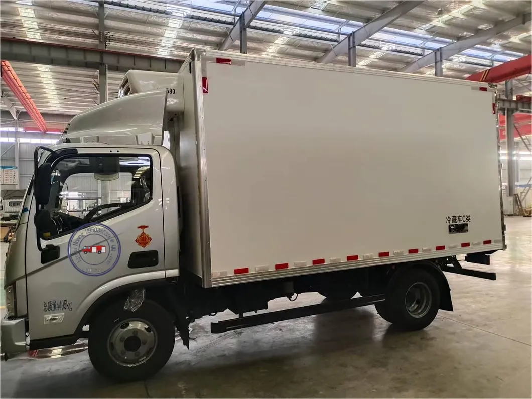 Foton Aumark 4&times; 2 Refrigerated Truck with Cooling Box for Fresh Food Transportation