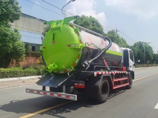 Efficient Fecal Suction Sewage Vacuum Truck with Large Capacity for Commercial Use