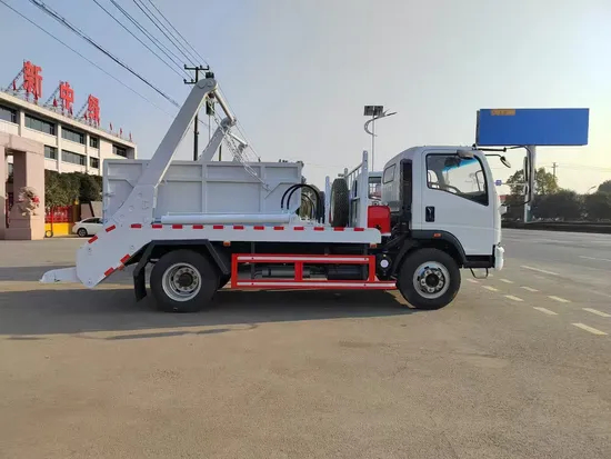 Eco-Friendly Electric Garbage Compactor with Swing Arm Collection System