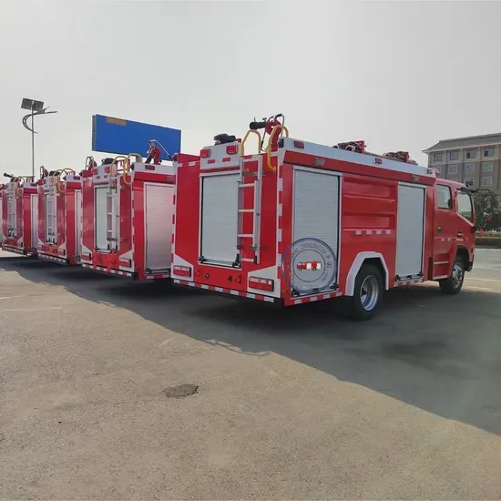 China Factory Diesel Water Fire Truck Fire Fighting Truck for Emergency Rescue