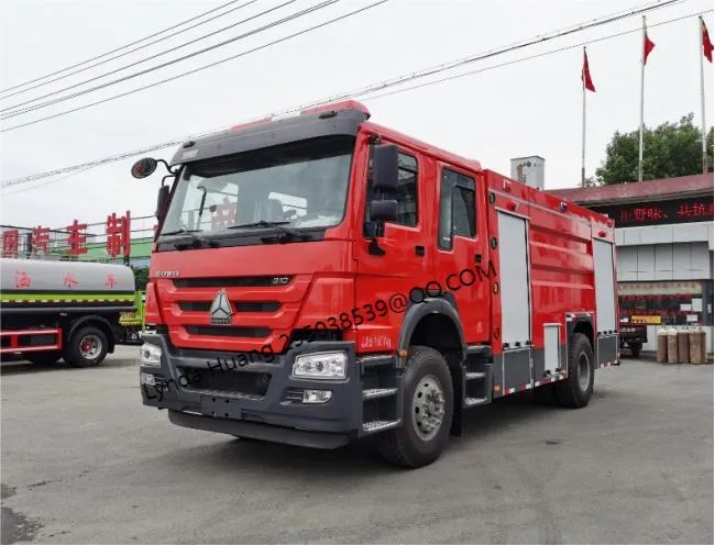 China HOWO Fire Fighting Truck Sinotruk Rescue 6X4 Fire Truck for Sale