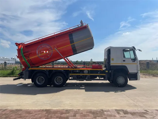 HOWO 13cbm 15cbm 18cbm Efficient Heavy-Duty Vacuum Sewer Sewage Vacuum Truck for Sale