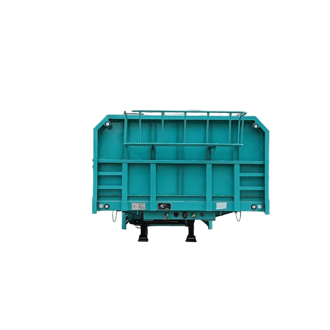 Heavy-Duty 3-Axle Semi Trailer for Efficient Cargo Transport