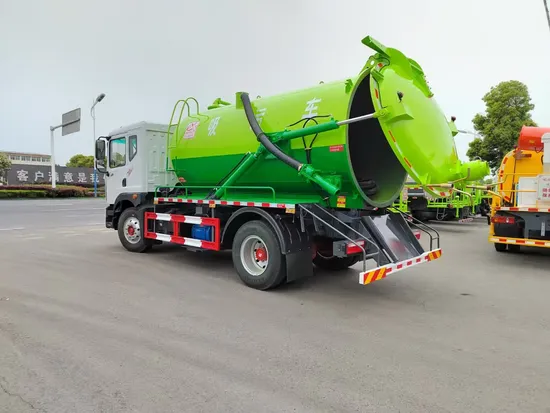 Robust Large Capacity Sewage Suction Vacuum Truck for Commercial Use