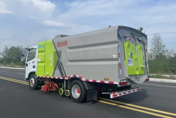 Road Sweeper Truck for Factory Parks with Core Motor Pump Engine