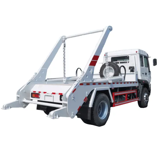 Tianjin HOWO Reliable Swing Arm Type Garbage Truck with 12cbm Capacity