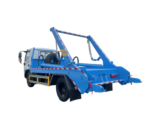 Durable Dongfeng Tianjing Swing Arm Type Garbage Truck Solution Truck