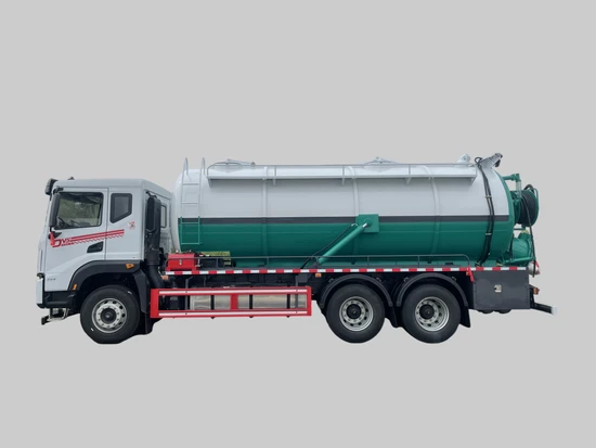 Commercial Heavy-Duty Sewage Truck with Powerful Suction Features