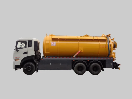 Commercial Heavy-Duty Sewage Truck with Powerful Vacuum Technology