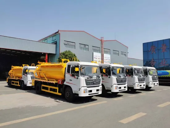 Reliable Dongfeng 13cbm Industrial Sewage Vacuum Truck for Export
