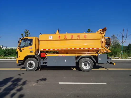 Robust Sewage Suction Vacuum Truck with High Pressure Technology