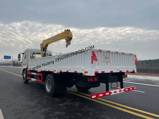 Heavy-Duty Crane Truck with 8t Crane for Efficient Construction Work and Lifting Tasks