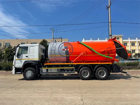 HOWO 13cbm 15cbm 18cbm Efficient Heavy-Duty Vacuum Sewer Sewage Vacuum Truck for Sale