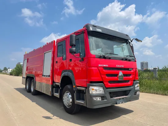HOWO Ladder Fire Truck Designed for Efficient Firefighting Solutions