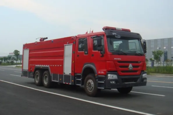 6X6 HOWO Heavy Fire Fighting Truck Water Fire Truck Foam Fire Truck