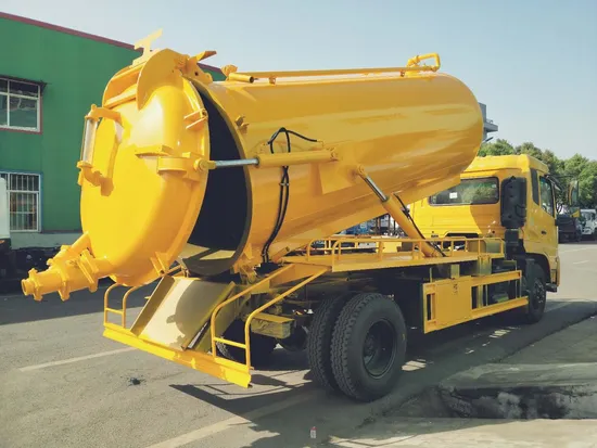 Premium Zhongjie 13cbm Sewage Vacuum Tank Truck, High Quality