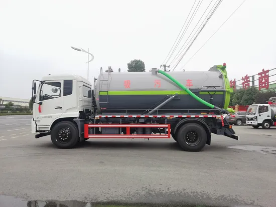 Durable Commercial Sewage Vacuum Truck with Powerful Jetting Features