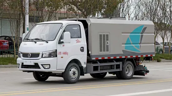 Powerful Commercial Street Sweeper Truck Featuring 7cbm Water Tank System