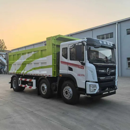 Durable Dump Skip Garbage Vehicle Featuring Zhongjie Trademark for Heavy-Duty Tasks