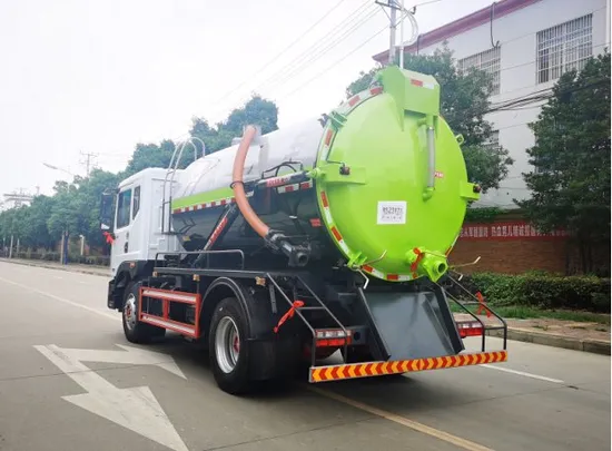 Vacuum Cleaning Truck Septic Tank Truck Sewage Suction Suction Machine Truck