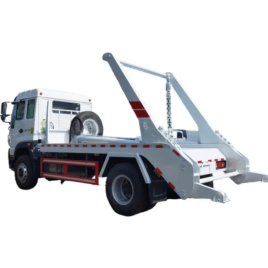 Tianjin HOWO Reliable Swing Arm Type Garbage Truck with 12cbm Capacity
