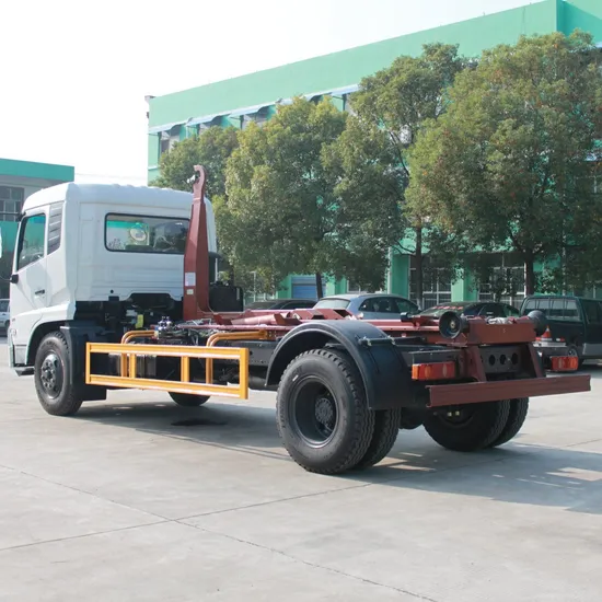 Efficient Hook Lift Skip Loader Garbage Truck Hydraulic Hook Arm Waste Collection Vehicle
