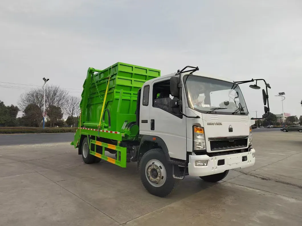 Advanced Sinotruk Swing Arm Garbage Truck for City Waste Disposal Solutions