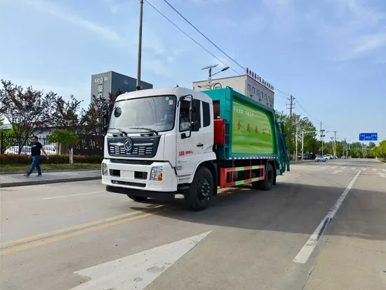 Durable Dongfeng Waste Compactor Truck for Efficient City Cleanup