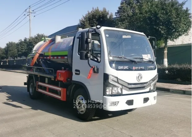 High-Performance Dongfeng Vacuum Truck for Large Capacity Fecal Tasks