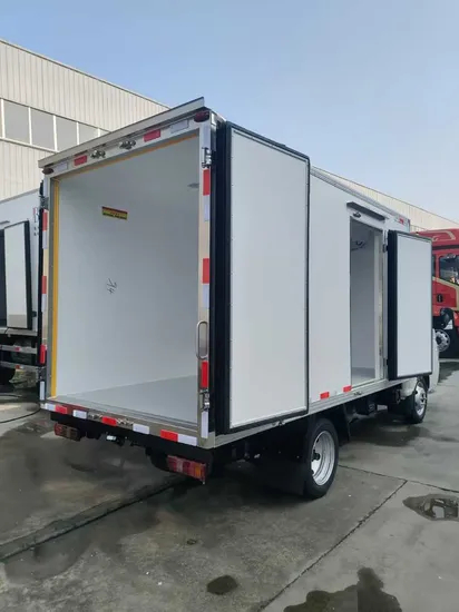 Reliable Cargo Truck with Refrigerated Features and Zhongjie Chassis
