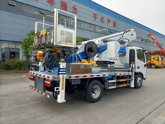 Sturdy Heavy-Duty Platform Truck with Professional 16m Aerial Lift Options
