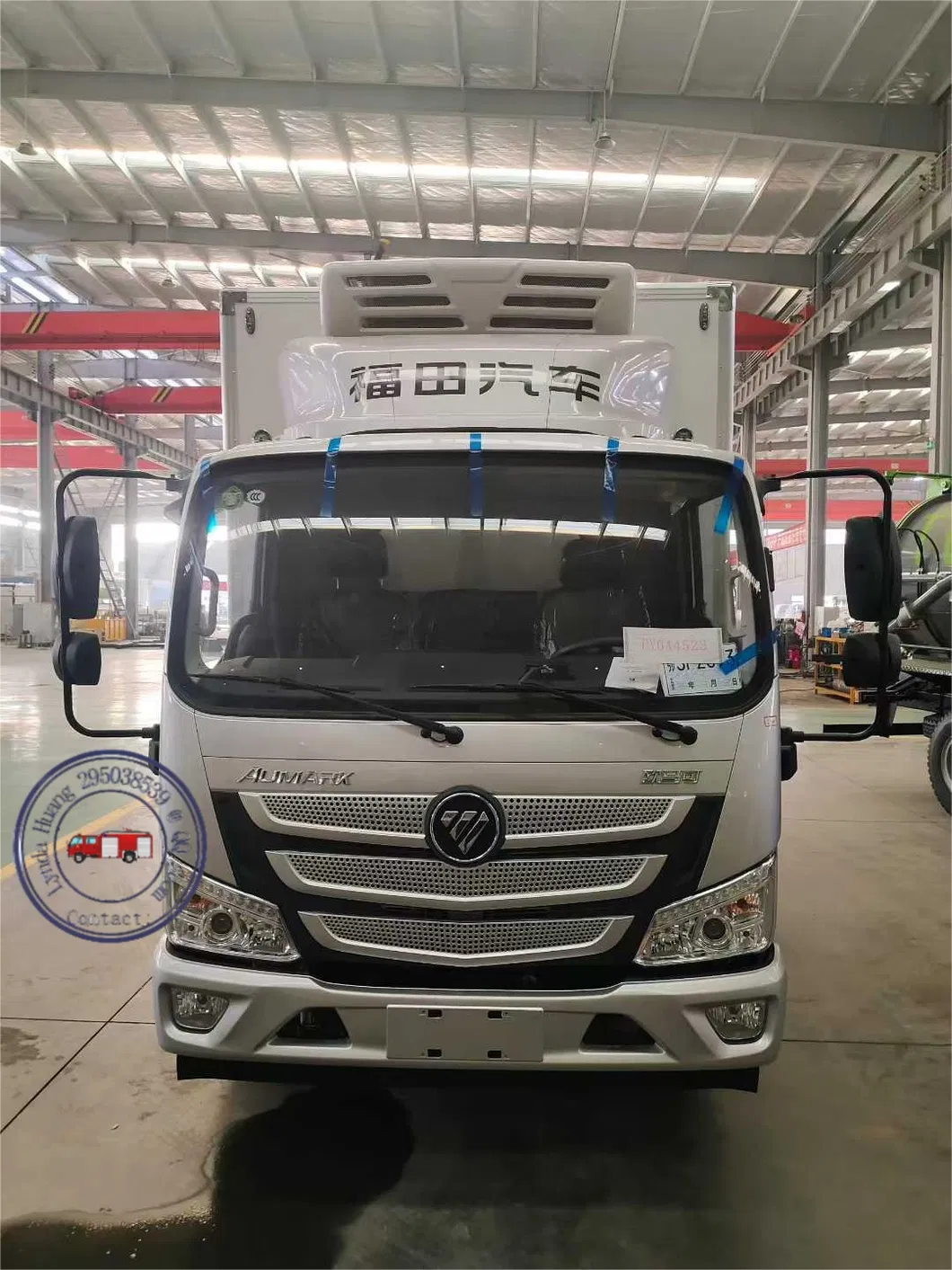 Foton Aumark 4&times; 2 Refrigerated Truck with Cooling Box for Fresh Food Transportation
